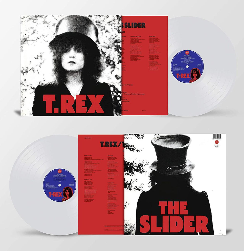 T-Rex / Tyrannosaurus Rex The Slider - Clear Vinyl 180 Gram - Sealed UK vinyl LP album (LP record) REXLPTH739473