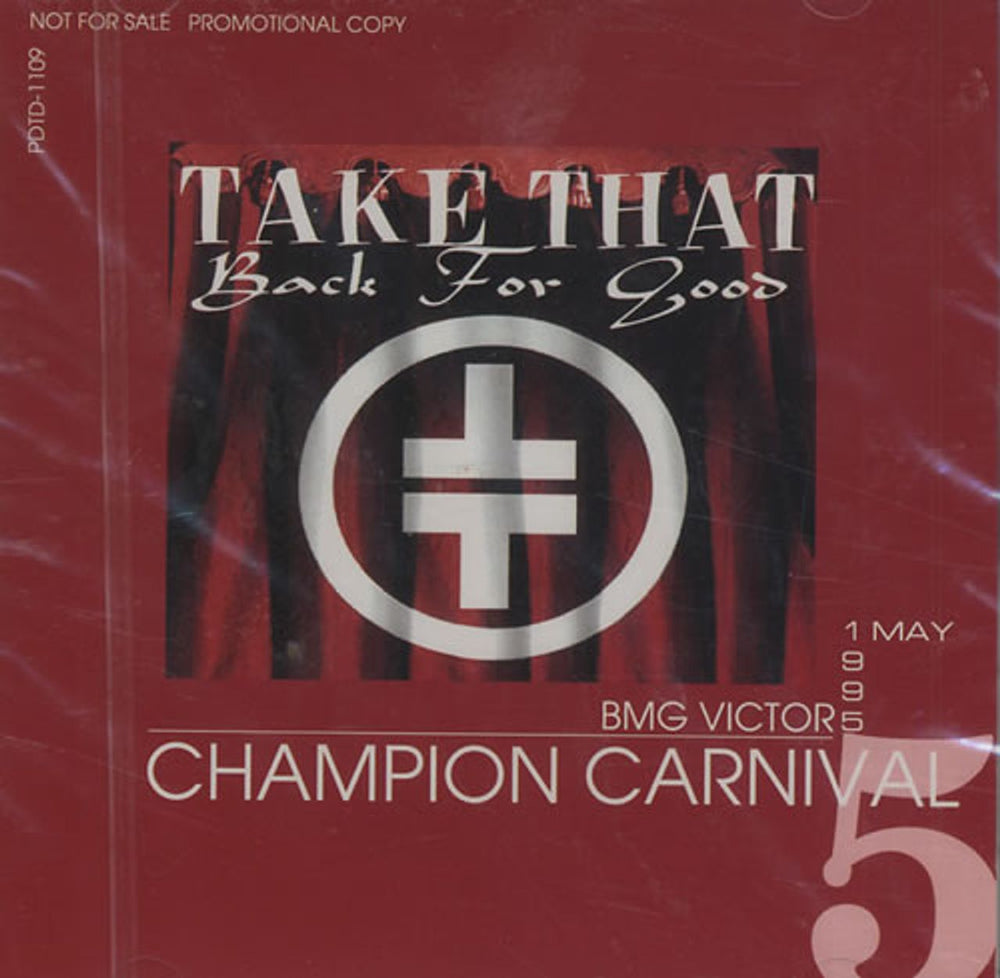 Take That It Only Take A Minute/I Found Heaven/Back For Good Japanese 4-CD album set PDTD-1063/1068/1109