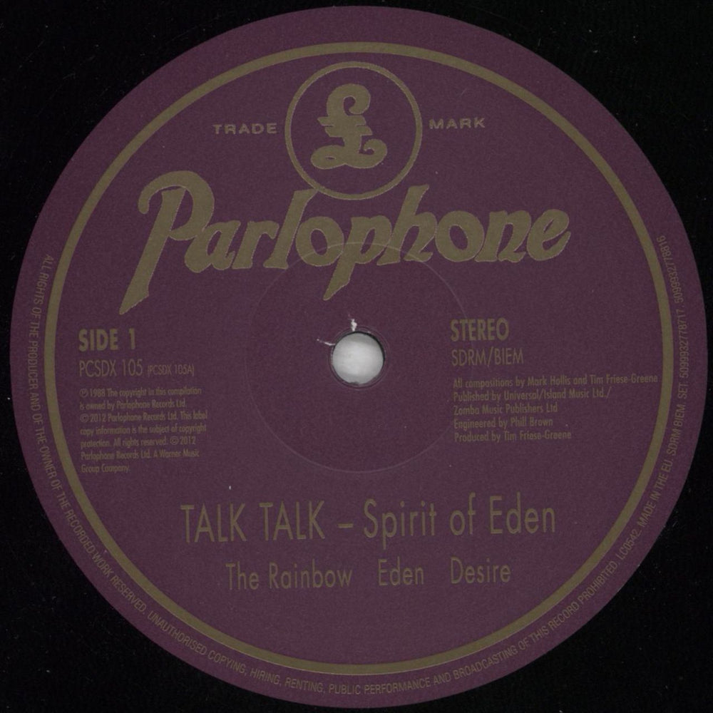 Talk Talk Spirit Of Eden - 180gm + DVD UK vinyl LP album (LP record) TTKLPSP819924