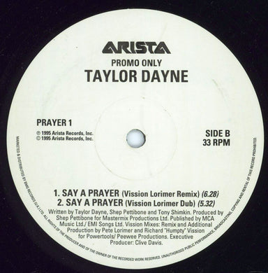 Taylor Dayne Say A Prayer UK Promo 12