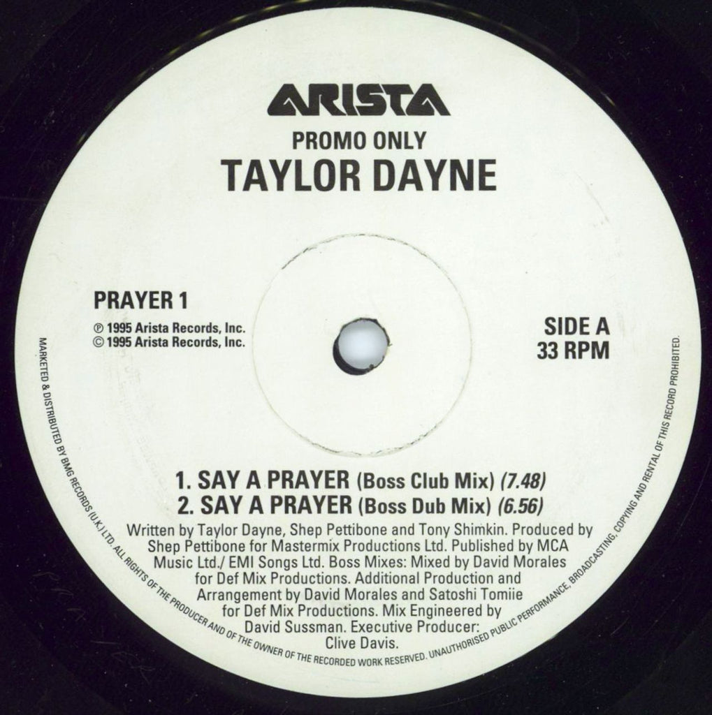 Taylor Dayne Say A Prayer UK Promo 12