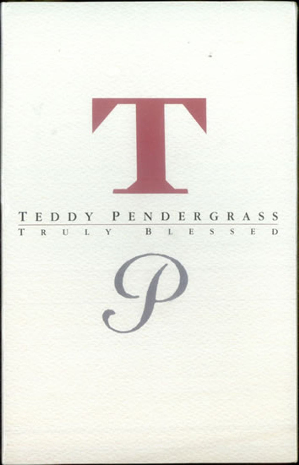 Teddy Pendergrass Truly Blessed - Sealed US Promo video (VHS or PAL or NTSC) PR8304