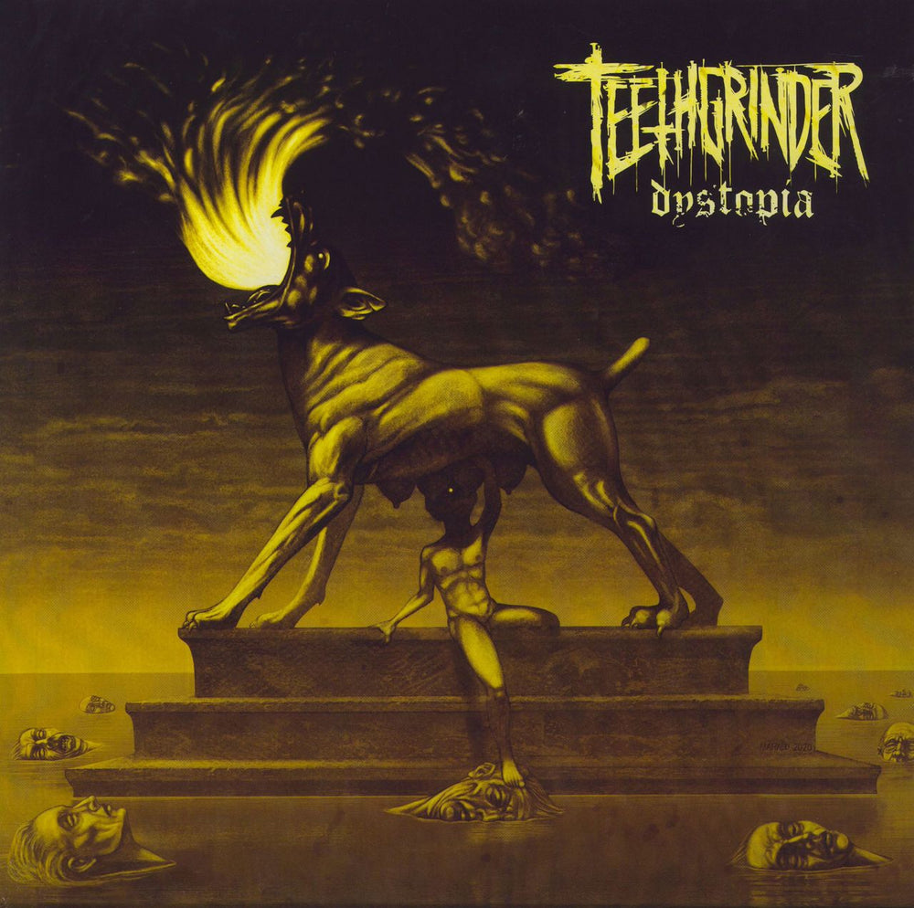 Teethgrinder Dystopia German vinyl LP album (LP record) LFR1264-1