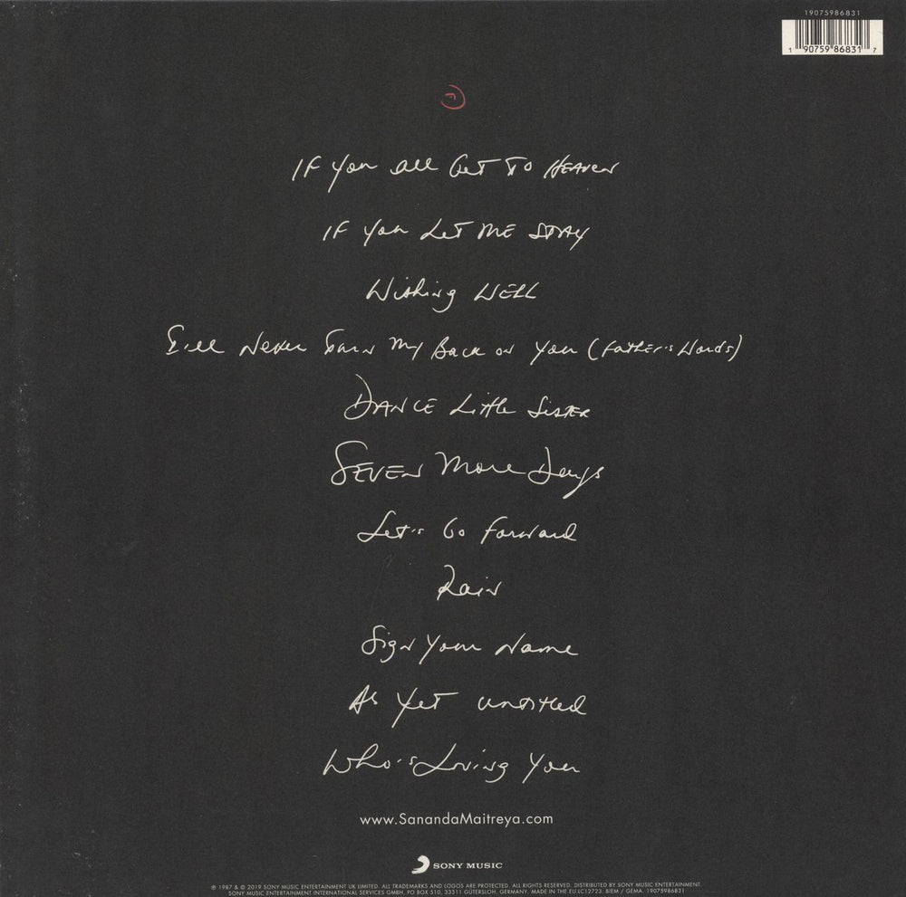 Terence Trent D'Arby Introducing The Hardline According To Terence Trent D'Arby UK vinyl LP album (LP record) 190759868317