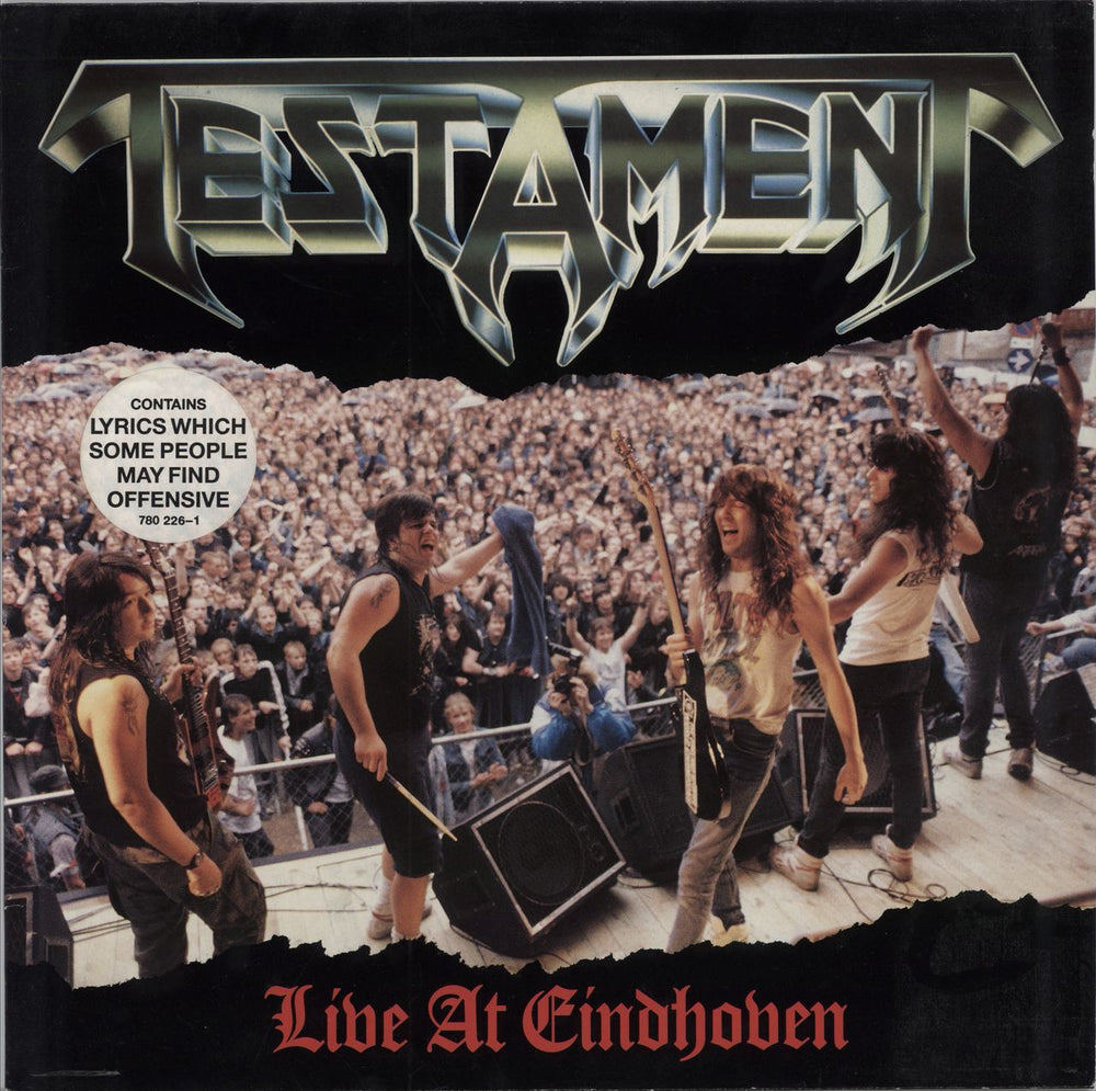 Testament Live At Eindhoven EP German vinyl LP album (LP record) 780226-1