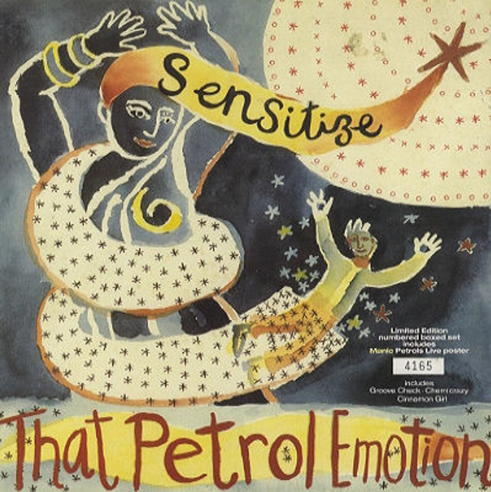 That Petrol Emotion Sensitize UK 10" vinyl single (10 inch record) VSAX1261