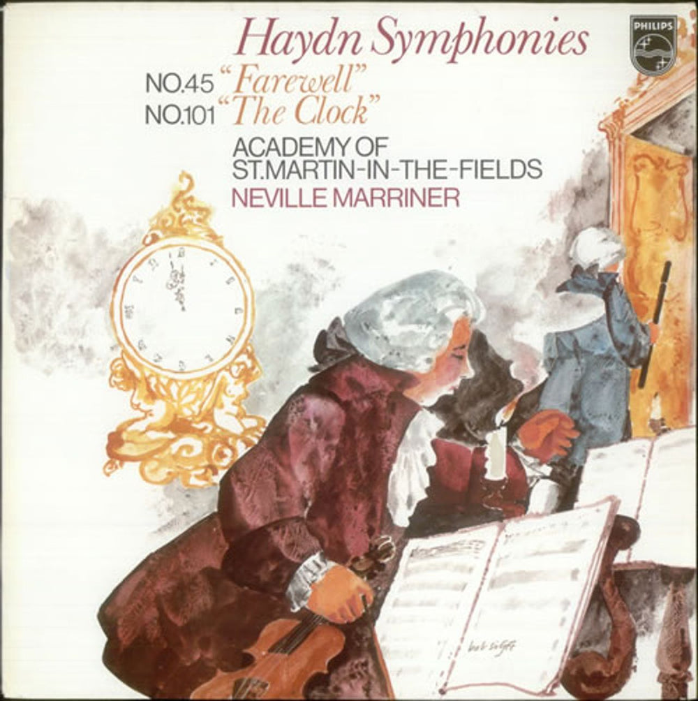 The Academy Of St. Martin-In-The-Fields Haydn: Symphonies No. 45 'Farewell' & No. 101 'The Clock' Dutch vinyl LP album (LP record) 6500520