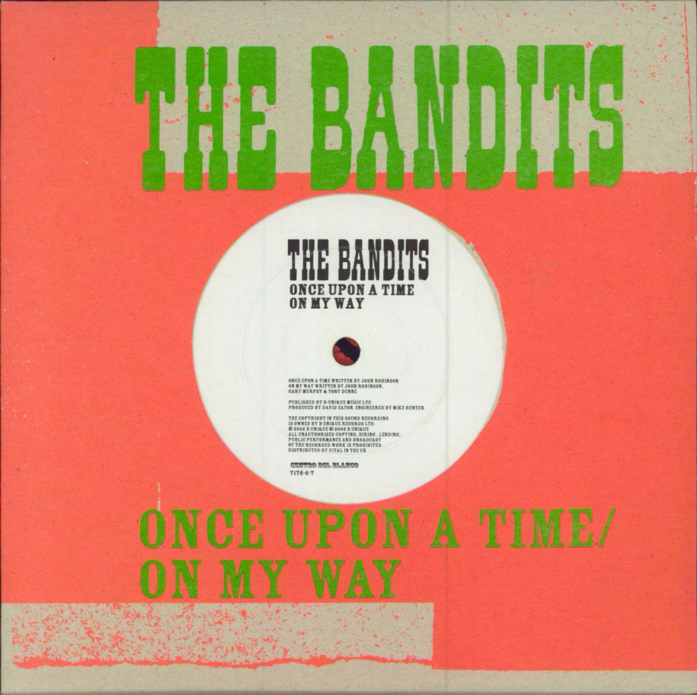 The Bandits (00s) Once Upon A Time/On My Way - autographed UK 7" vinyl single (7 inch record / 45) BNS07ON248855