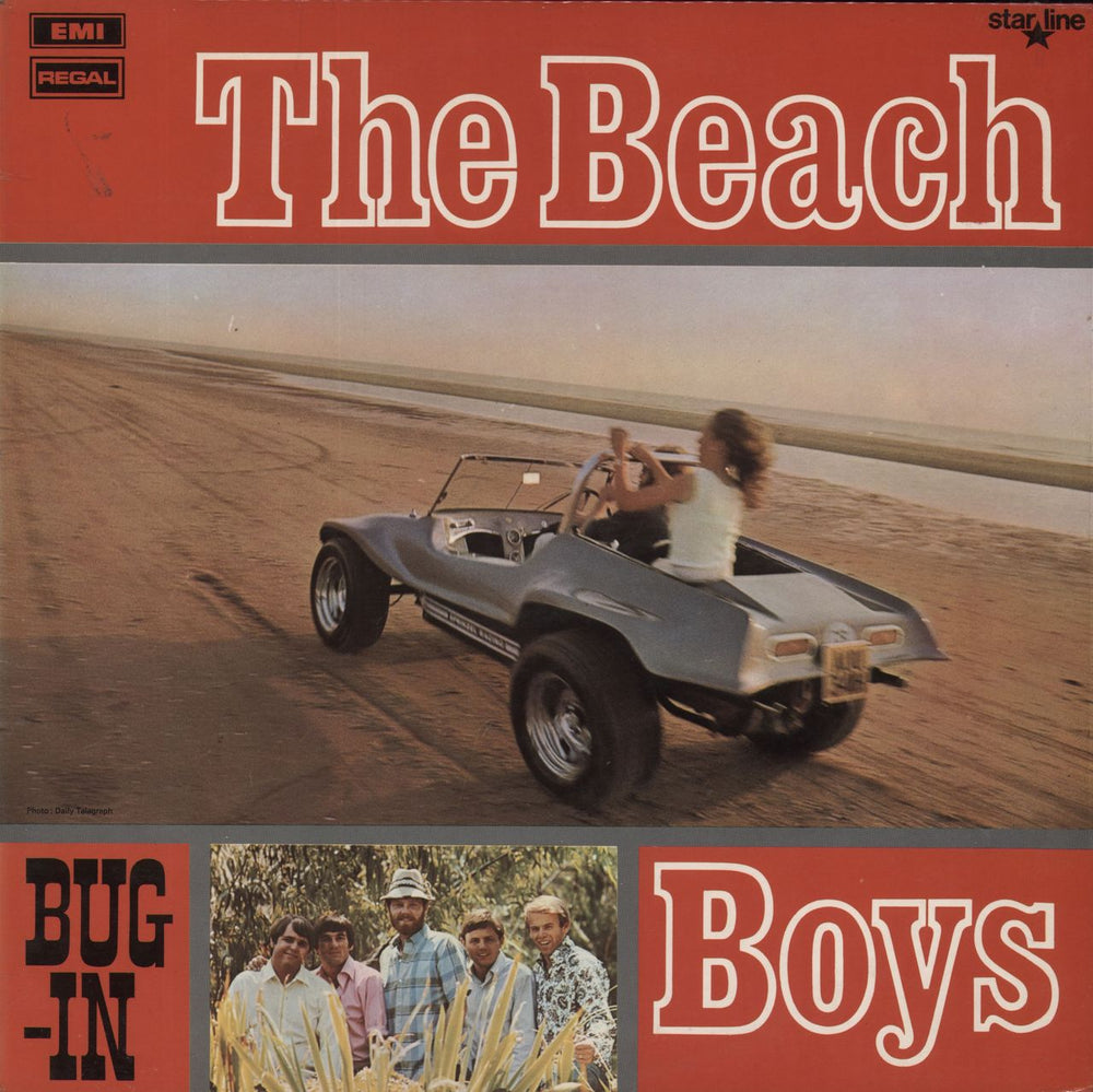 The Beach Boys Bug-In - EX UK vinyl LP album (LP record) SRS5014