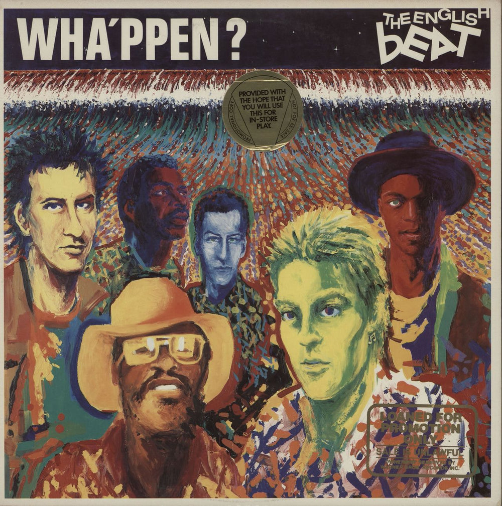 The Beat Wha'ppen? - Promo Stickered & Stamped US Promo vinyl LP album (LP record) SRK3567