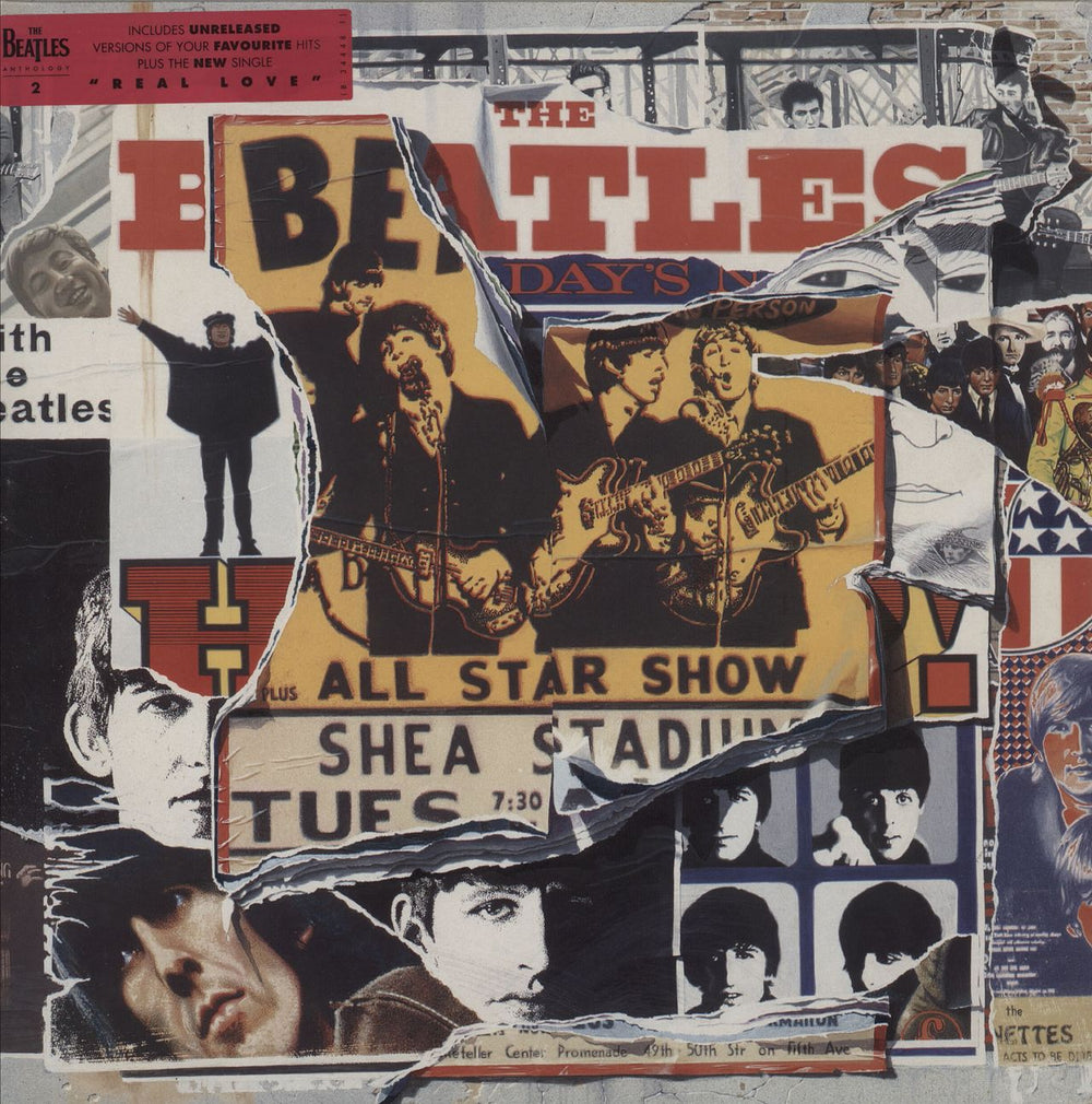 The Beatles Anthology 2 + Hype Sticker - EX UK 3-LP vinyl record set (Triple LP Album) PCSP728