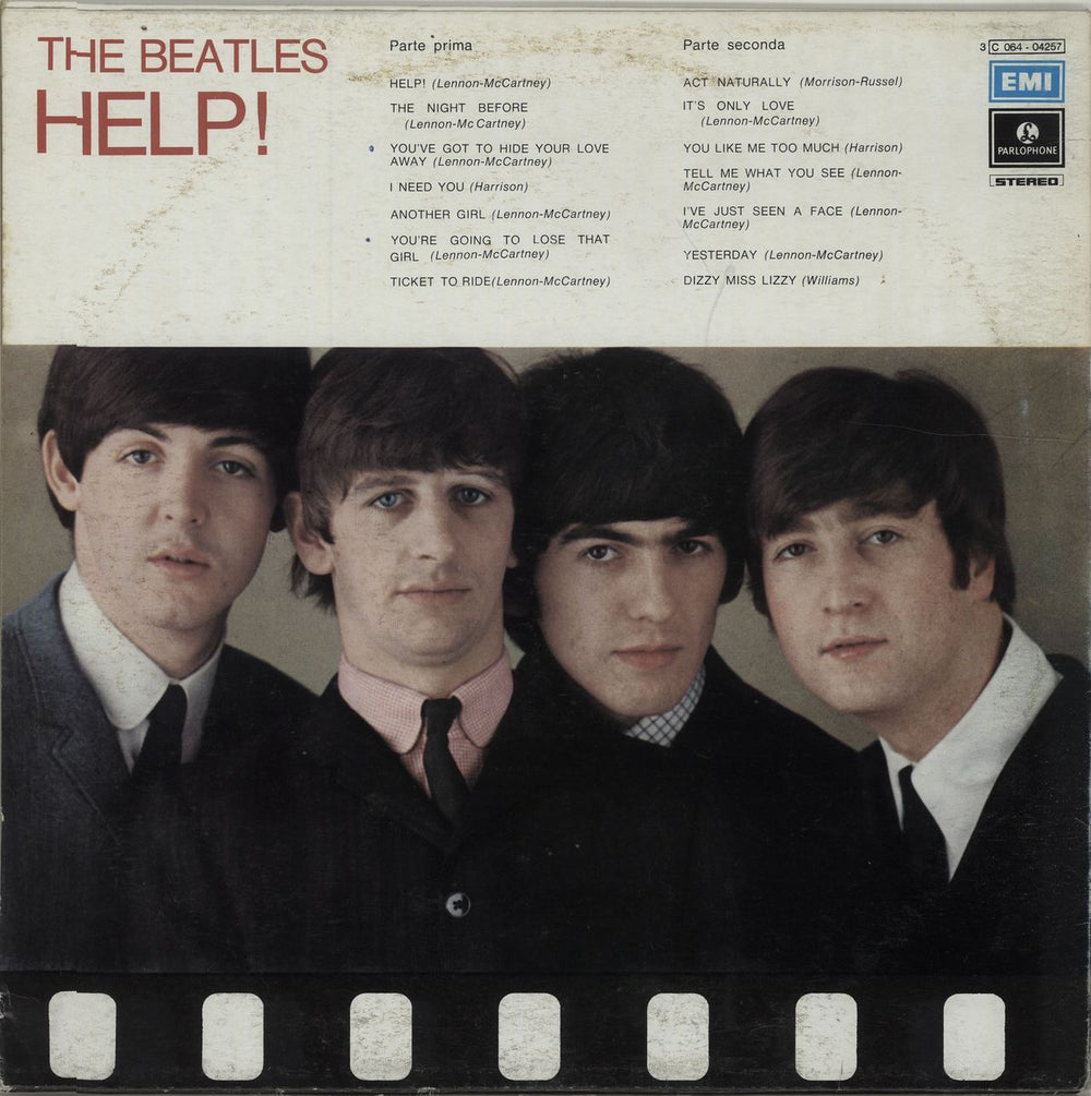 The Beatles Help! Italian vinyl LP album (LP record) BTLLPHE675633