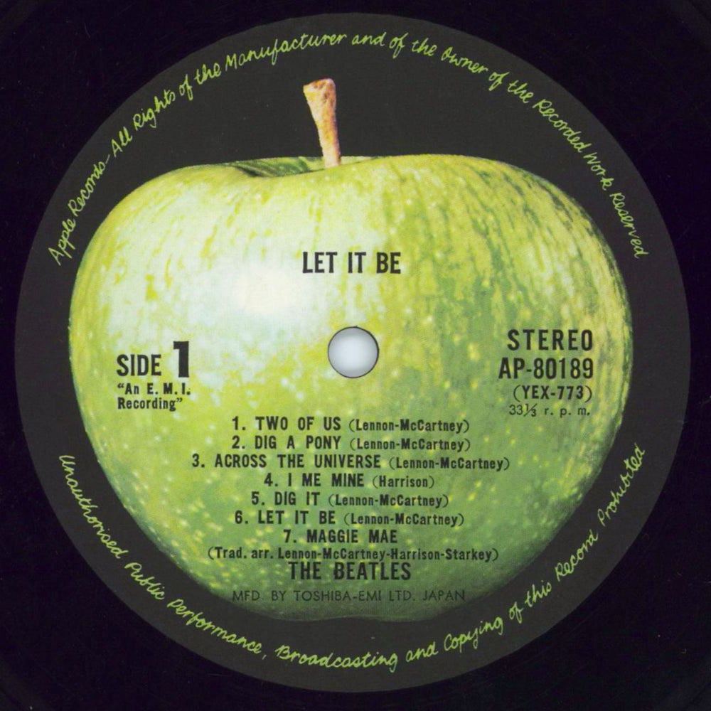 The Beatles Let It Be - ¥2,200 obi - VG Japanese vinyl LP album (LP record) BTLLPLE813250