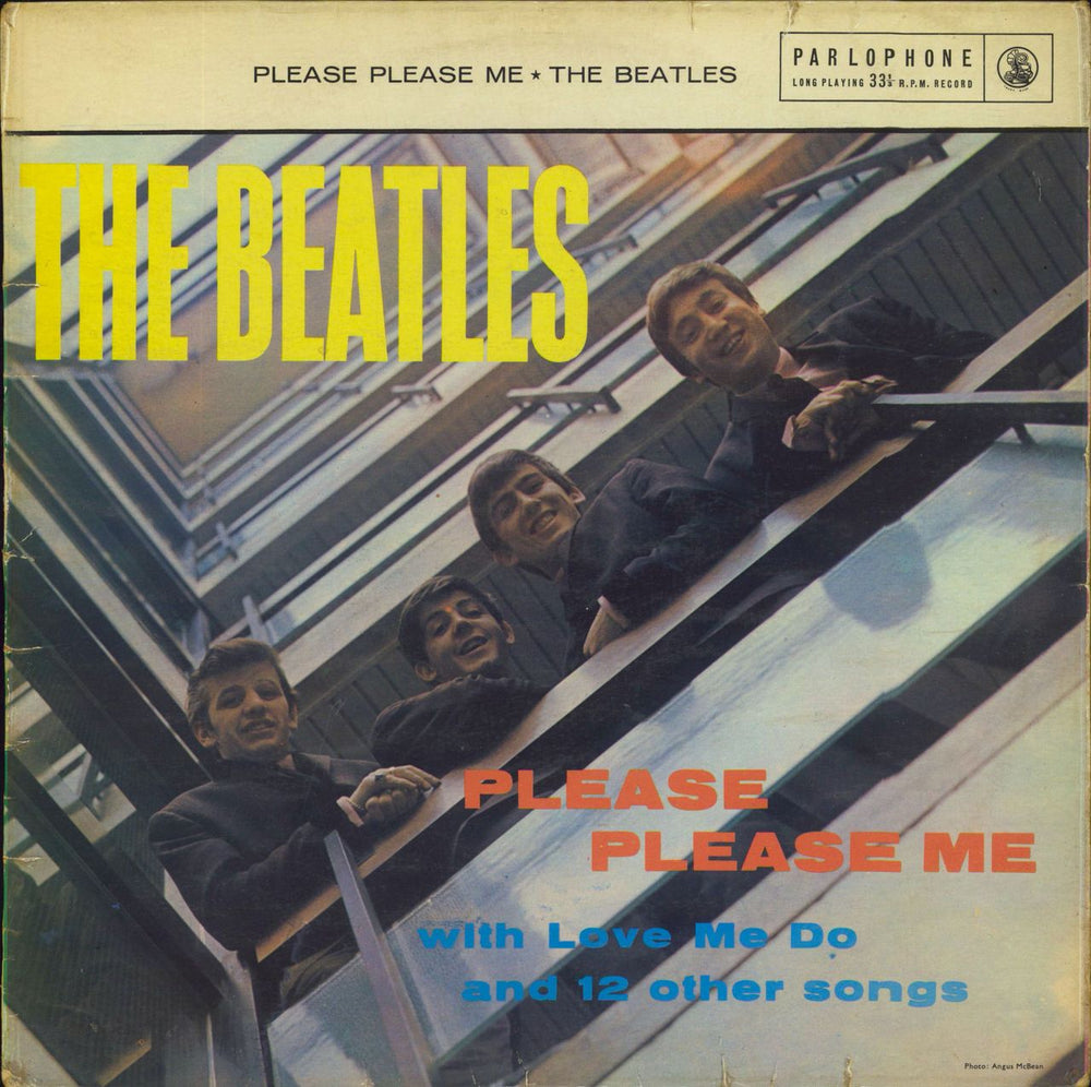 The Beatles Please Please Me - 1st - FAIR South African vinyl LP album (LP record) PMCJ1202