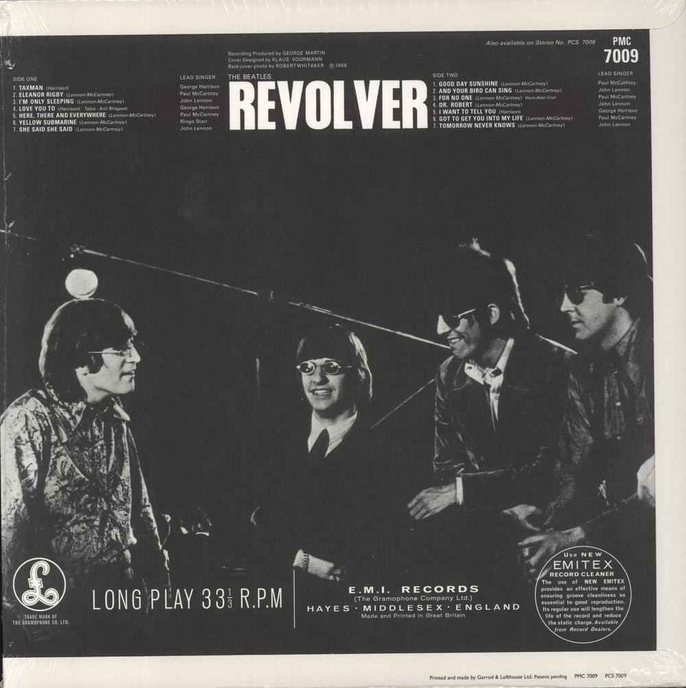 The Beatles Revolver - MONO - 180 Gram - Open Shrink UK vinyl LP album (LP record) 602537825769