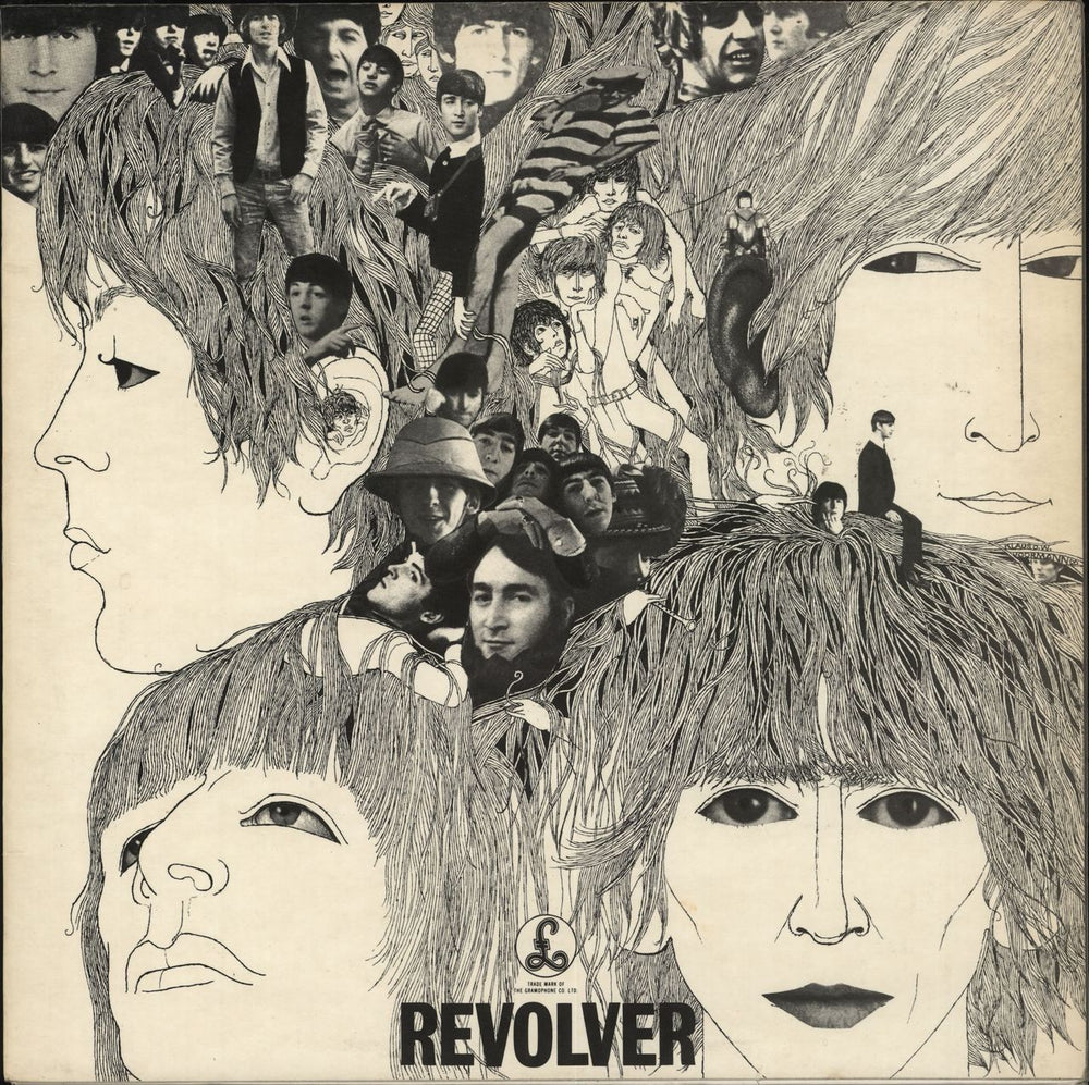 The Beatles Revolver - Pathé French vinyl LP album (LP record) PCS7009