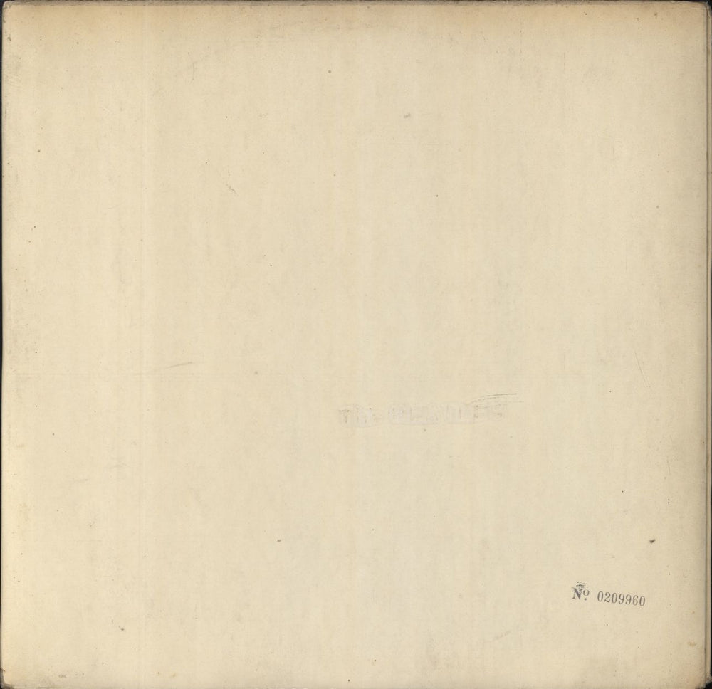 The Beatles The Beatles [White Album] - 1st (a) - VG- UK 2-LP vinyl record set (Double LP Album) PMC7067-8