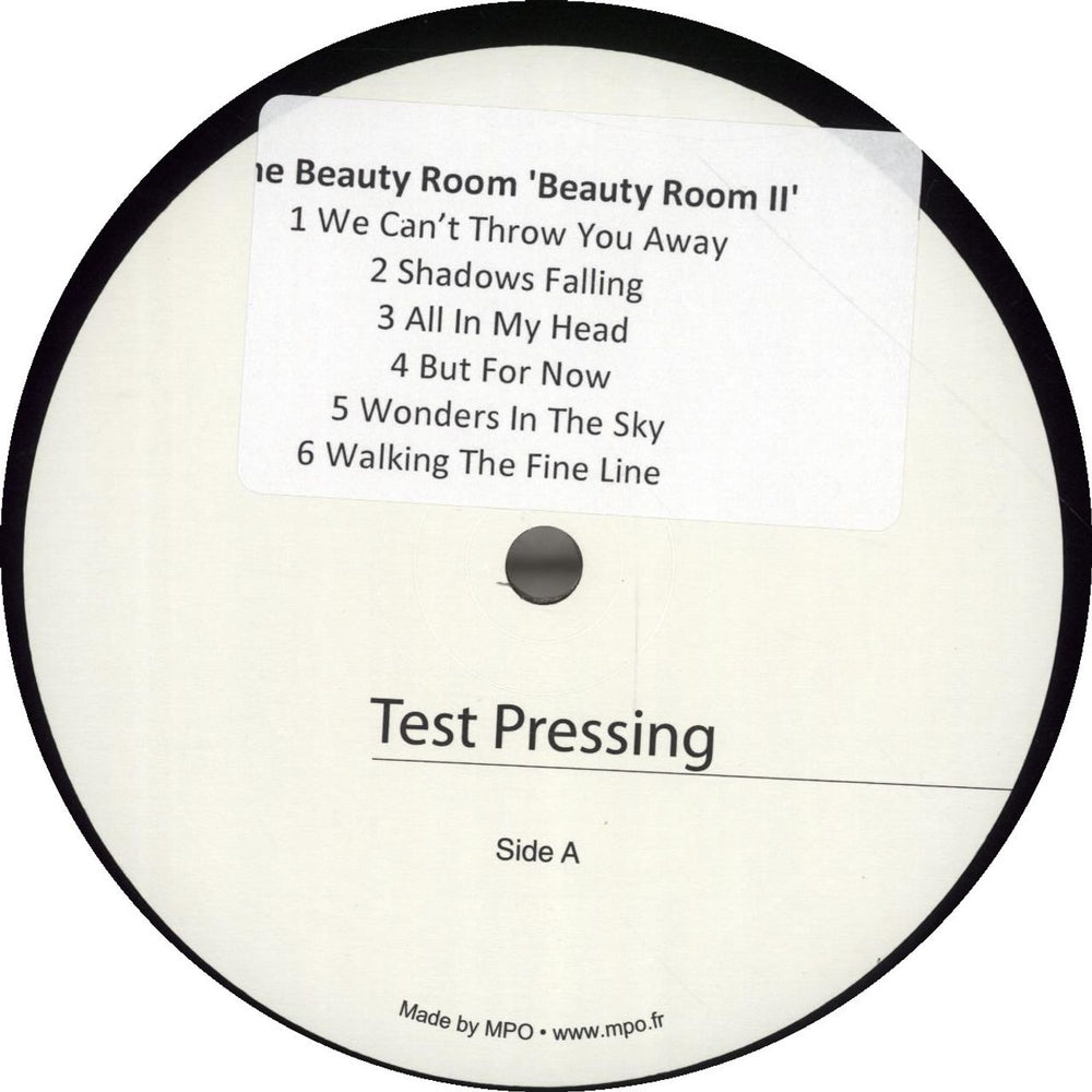 The Beauty Room II - Test Pressing UK vinyl LP album (LP record) FAR0168LP