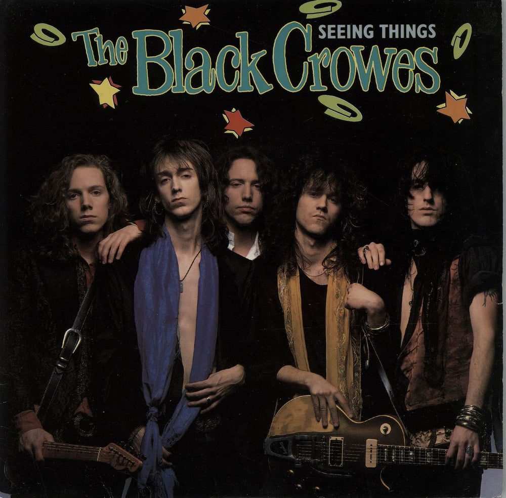 The Black Crowes Seeing Things UK 7" vinyl single (7 inch record / 45) DEFA13