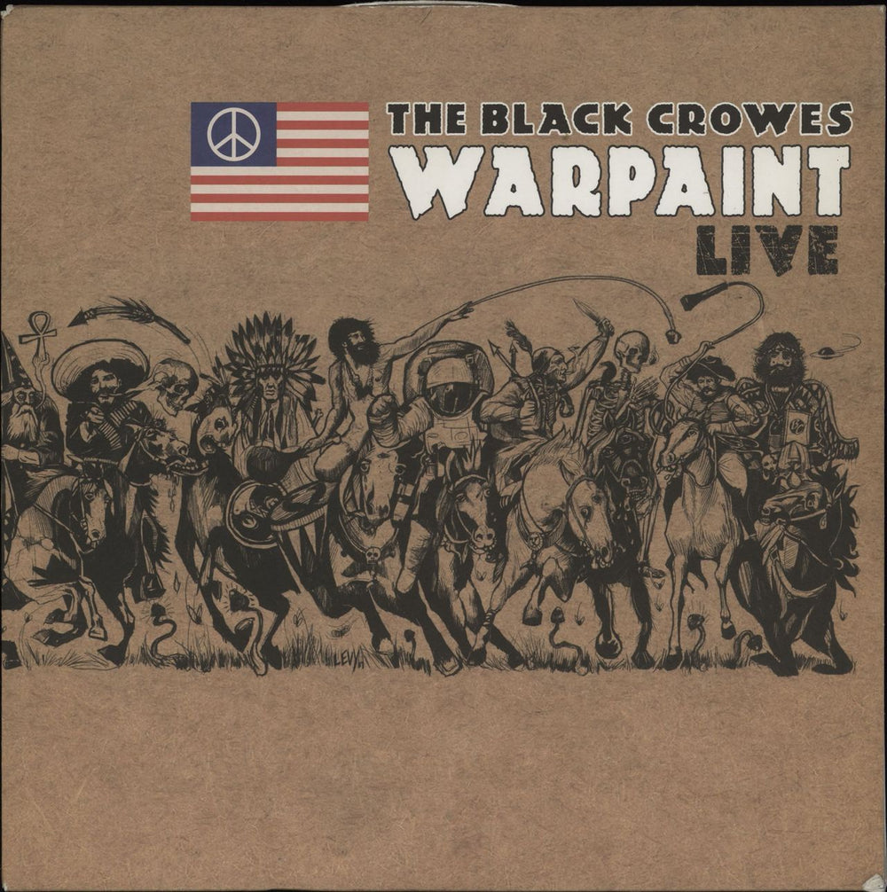 The Black Crowes Warpaint Live - 180gm UK 2-LP vinyl record set (Double LP Album) 900854