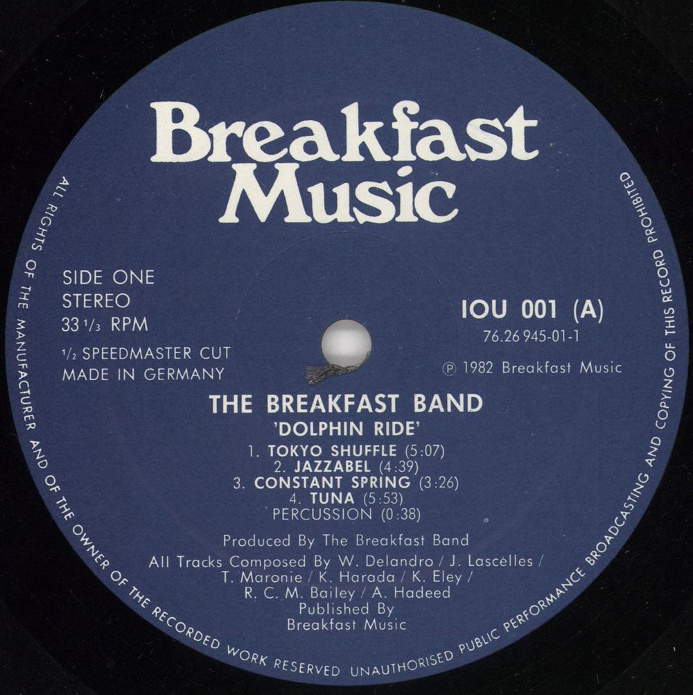 The Breakfast Band Dolphin Ride - Half-Speed Mastered UK vinyl LP album (LP record) W6ELPDO621625