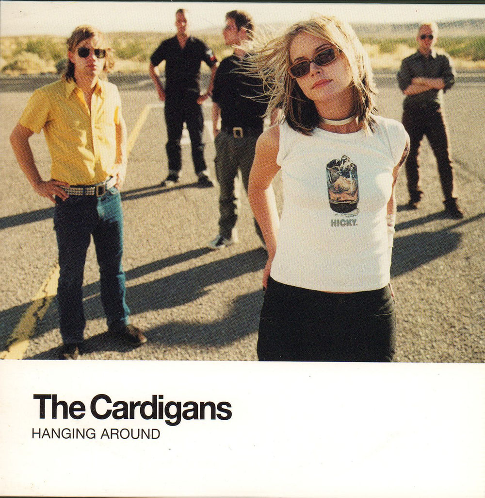 The Cardigans Hanging Around UK Promo CD single (CD5 / 5") HANGING1