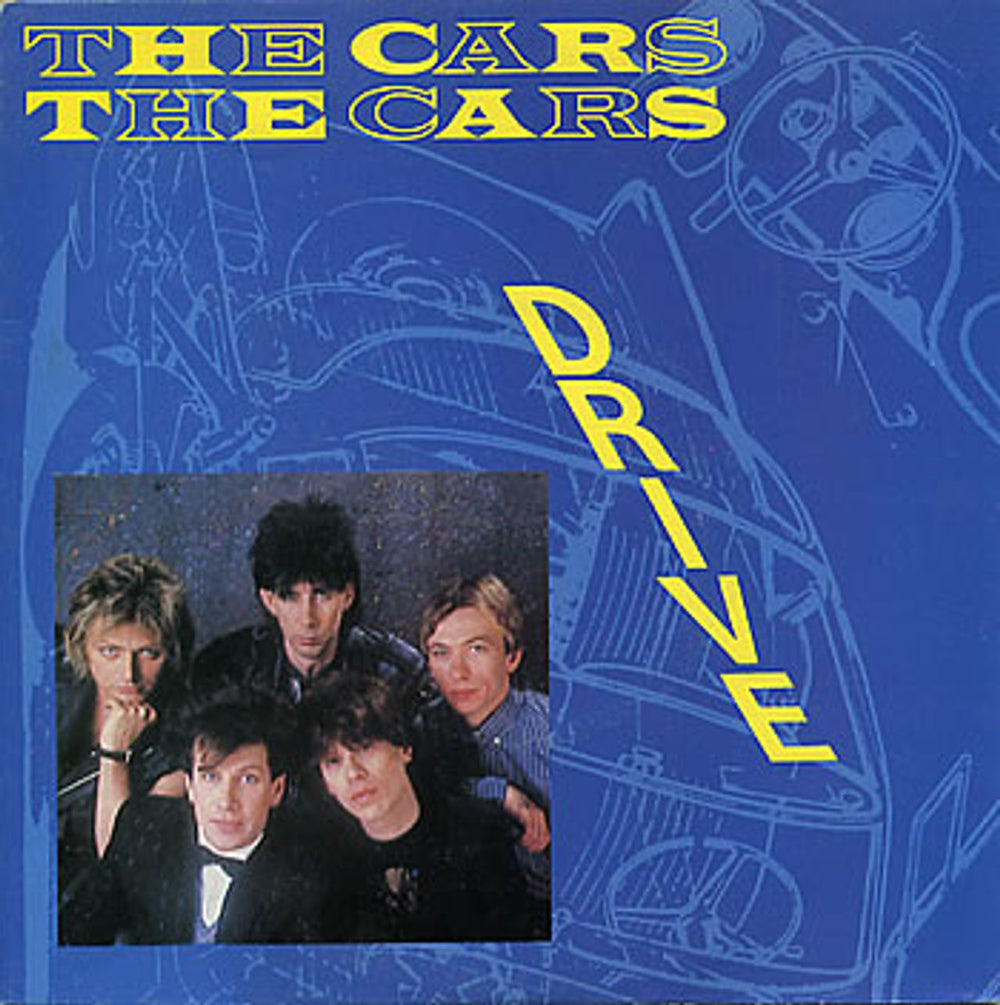 The Cars Drive - Injection + Sleeve UK 7" vinyl single (7 inch record / 45) E9706