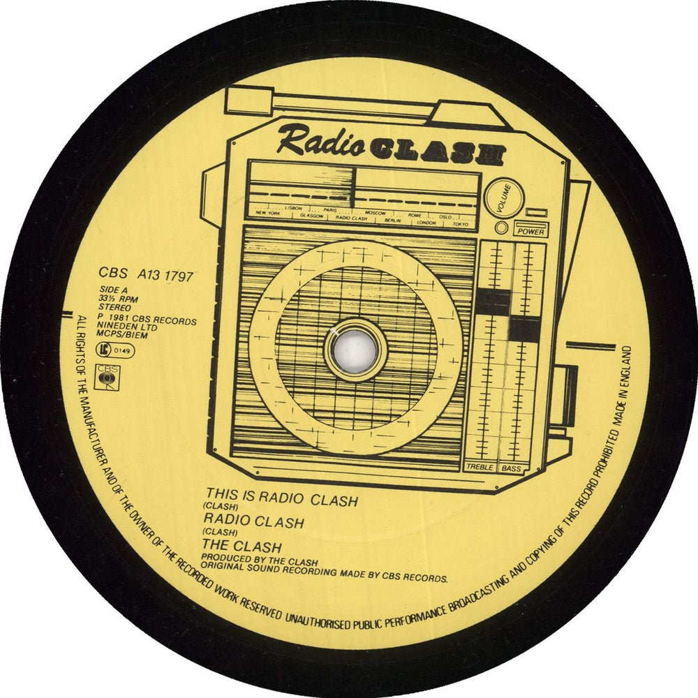 The Clash This Is Radio Clash UK 12" vinyl single (12 inch record / Maxi-single) A13-1797