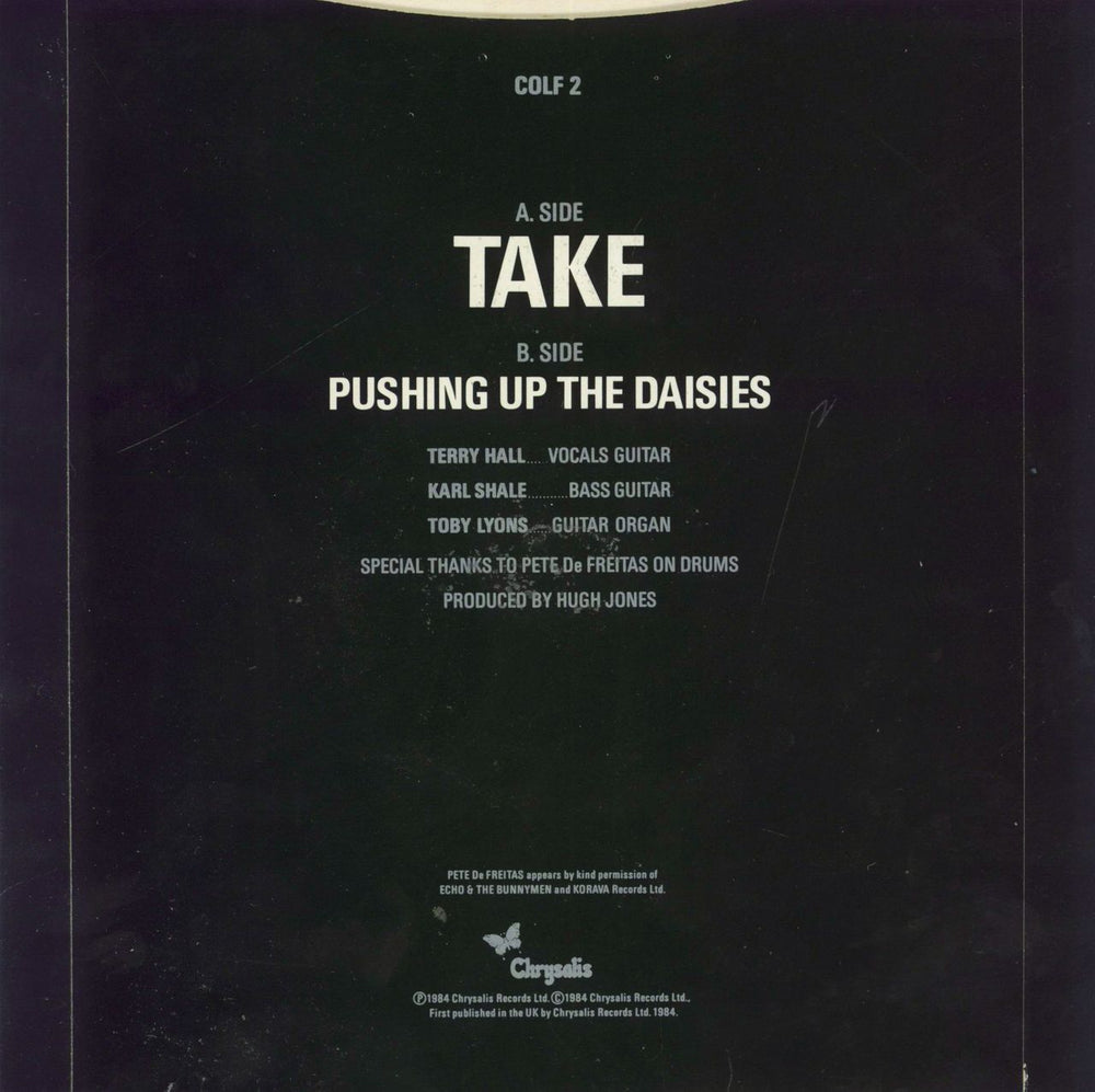 The Colourfield Take UK 7" vinyl single (7 inch record / 45)