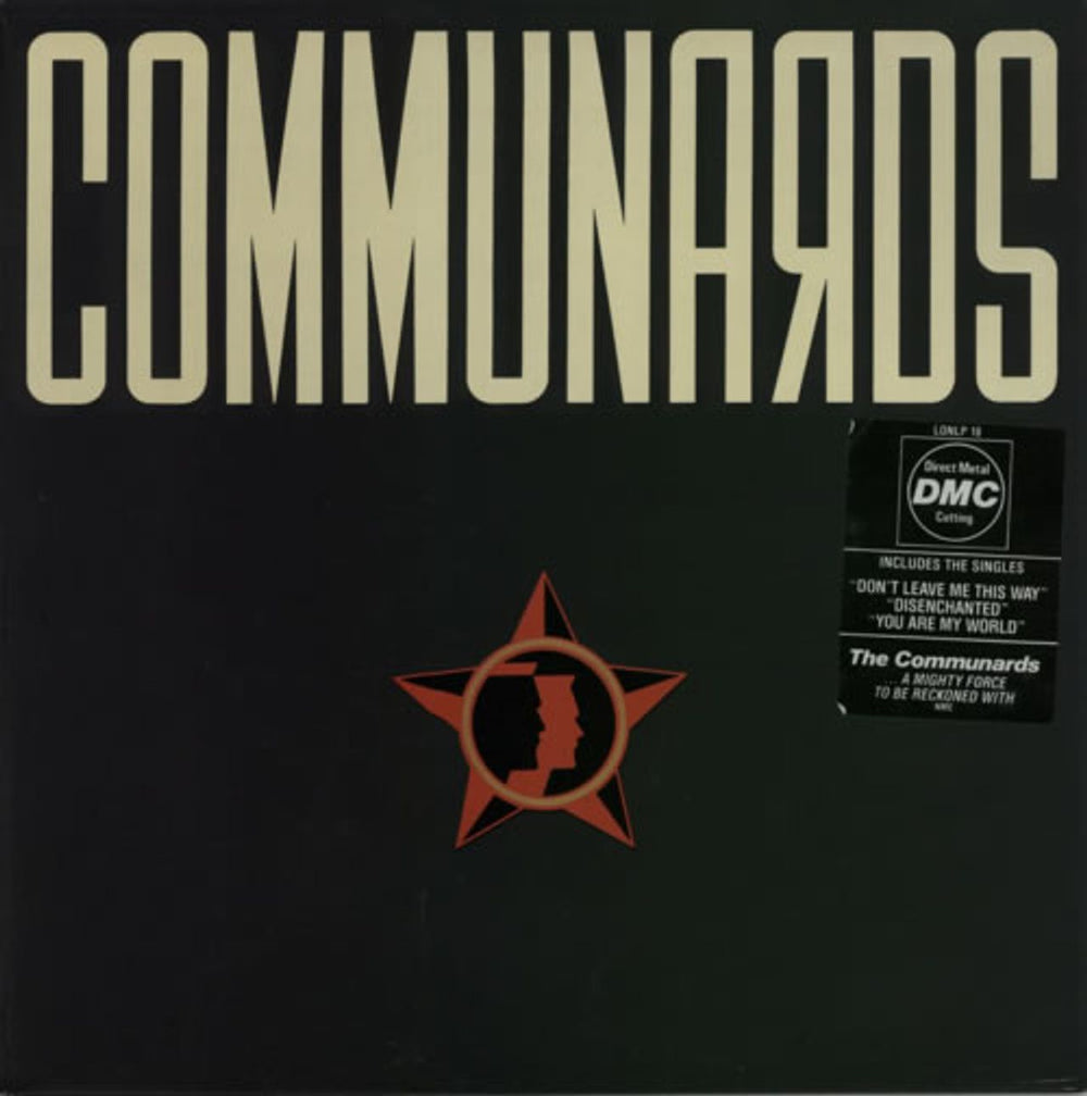 The Communards Communards - 'Hype Sticker' gatefold p/s UK vinyl LP album (LP record) LONLP18