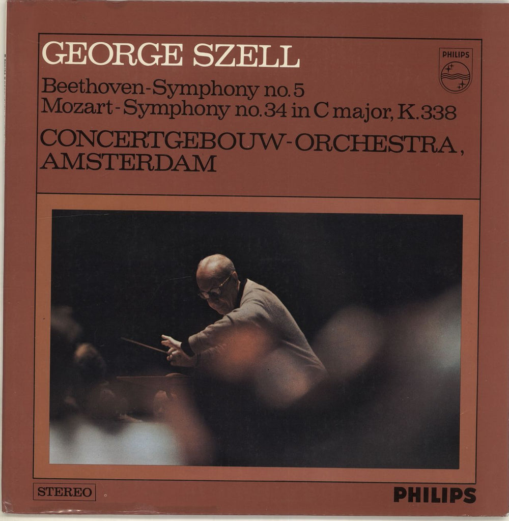 The Concertgebouw Orchestra Beethoven: Symphony No. 5 in C Minor / Mozart: Symphony No. 34 in C UK vinyl LP album (LP record) SAL3667