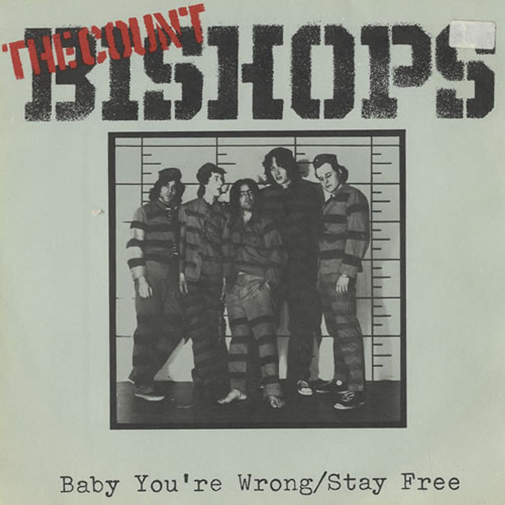 The Count Bishops Baby You're Wrong UK 7" vinyl single (7 inch record / 45) S12