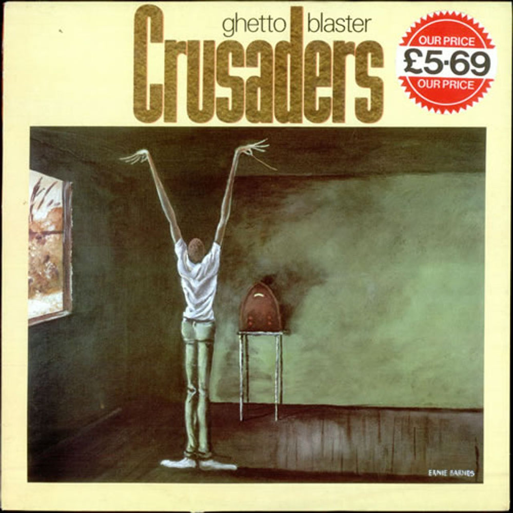The Crusaders Ghetto Blaster UK vinyl LP album (LP record) MCF3176