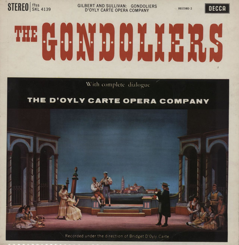 The D'Oyly Carte Opera Company The Gondoliers / Cox And Box UK 3-LP vinyl record set (Triple LP Album)