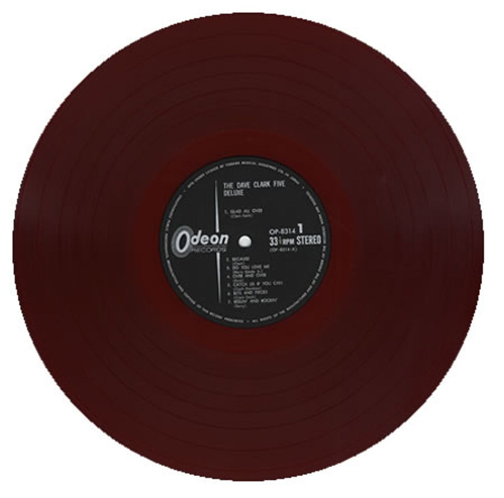 The Dave Clark Five Dave Clark 5 Deluxe - Red Vinyl Japanese vinyl LP album (LP record) DVCLPDA381644