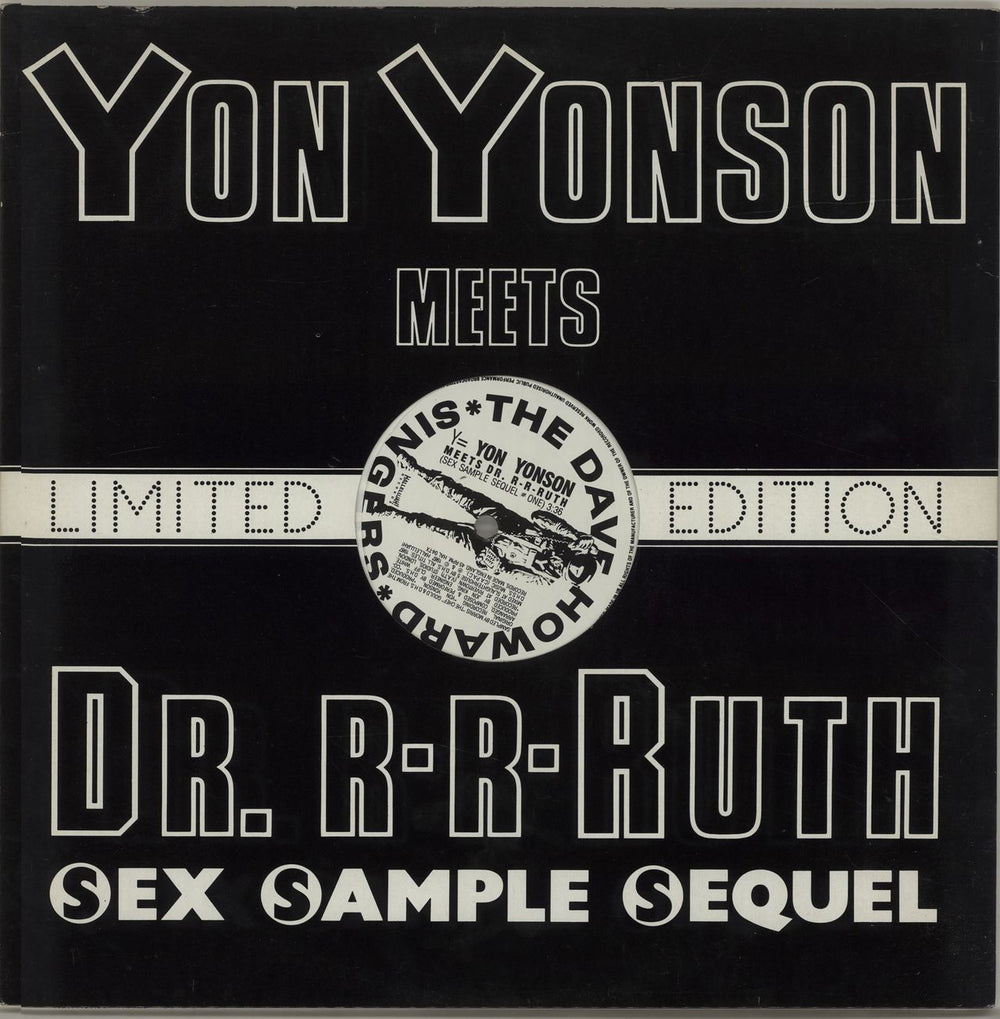 The Dave Howard Singers Yon Yonson Meets Dr. R-R-Ruth UK 12" vinyl single (12 inch record / Maxi-single) HAL04-TX