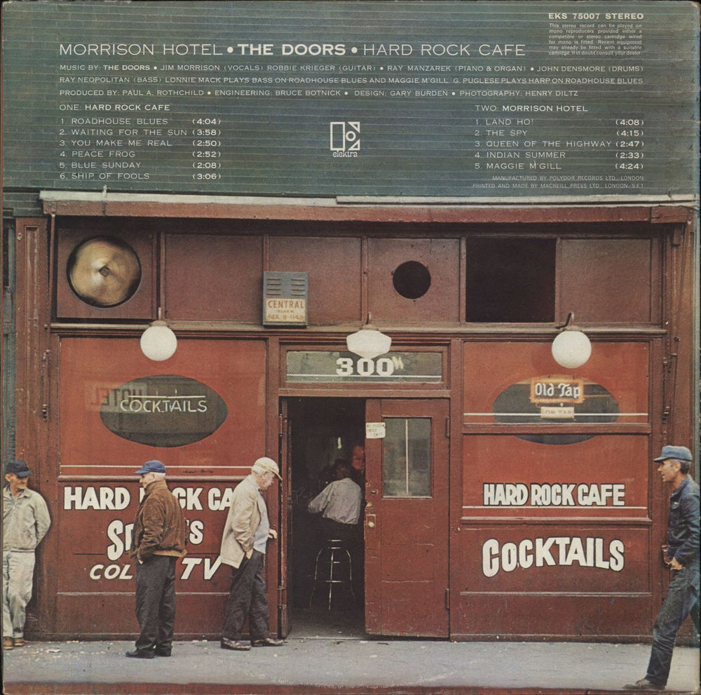 The Doors Morrison Hotel - 1st - EX UK vinyl LP album (LP record)