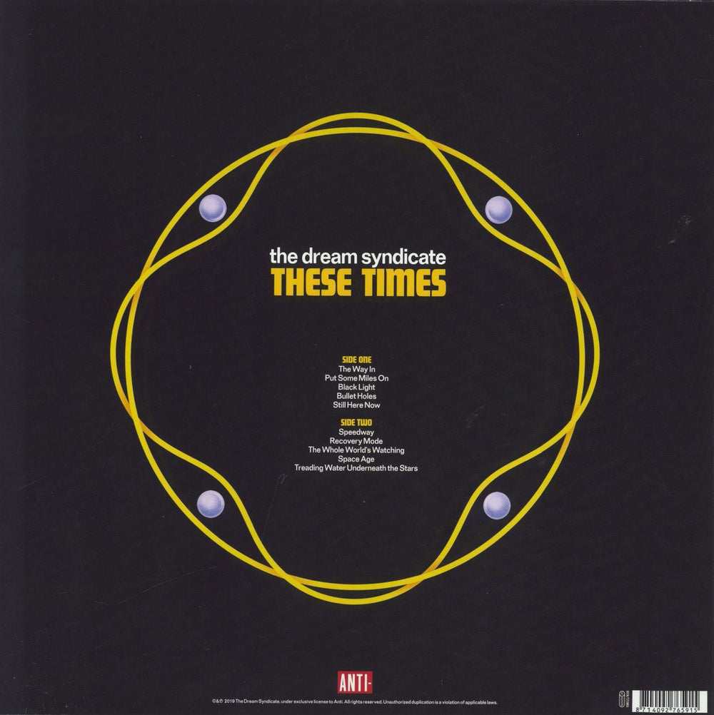 The Dream Syndicate These Times - Green Vinyl UK vinyl LP album (LP record) 8714092765915