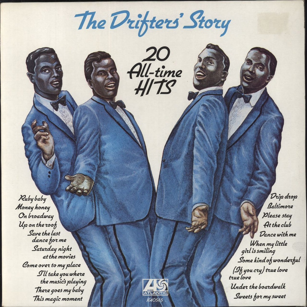 The Drifters 20 All-Time Hits UK vinyl LP album (LP record) K40565