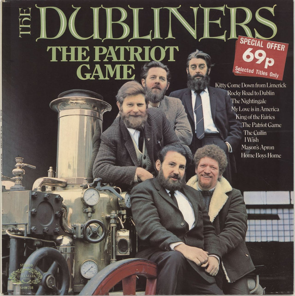 The Dubliners The Patriot Game UK vinyl LP album (LP record) SHM738