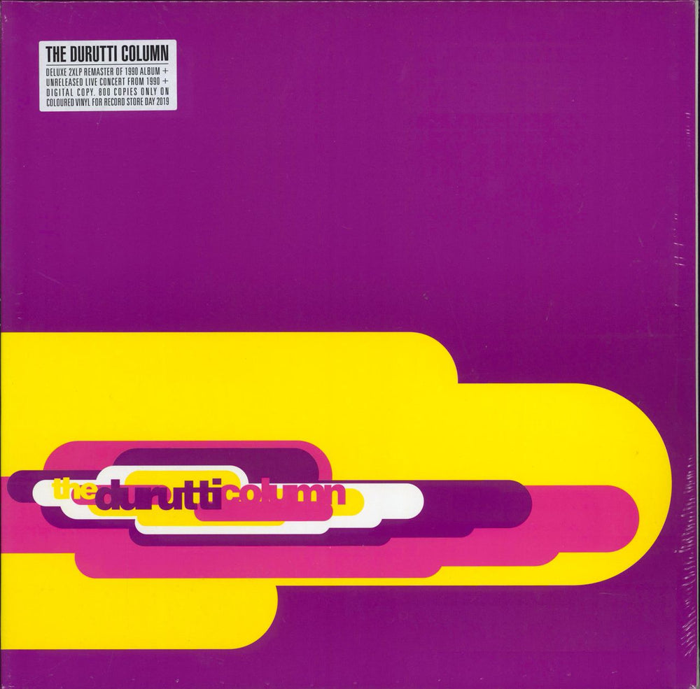 The Durutti Column Obey The Time - RSD19 - Yellow & Purple Vinyl - Sealed UK 2-LP vinyl record set (Double LP Album) FBN274