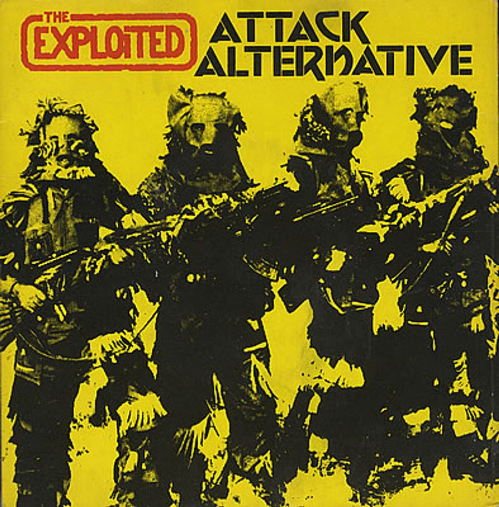 The Exploited Attack UK 7" vinyl single (7 inch record / 45) SHH130