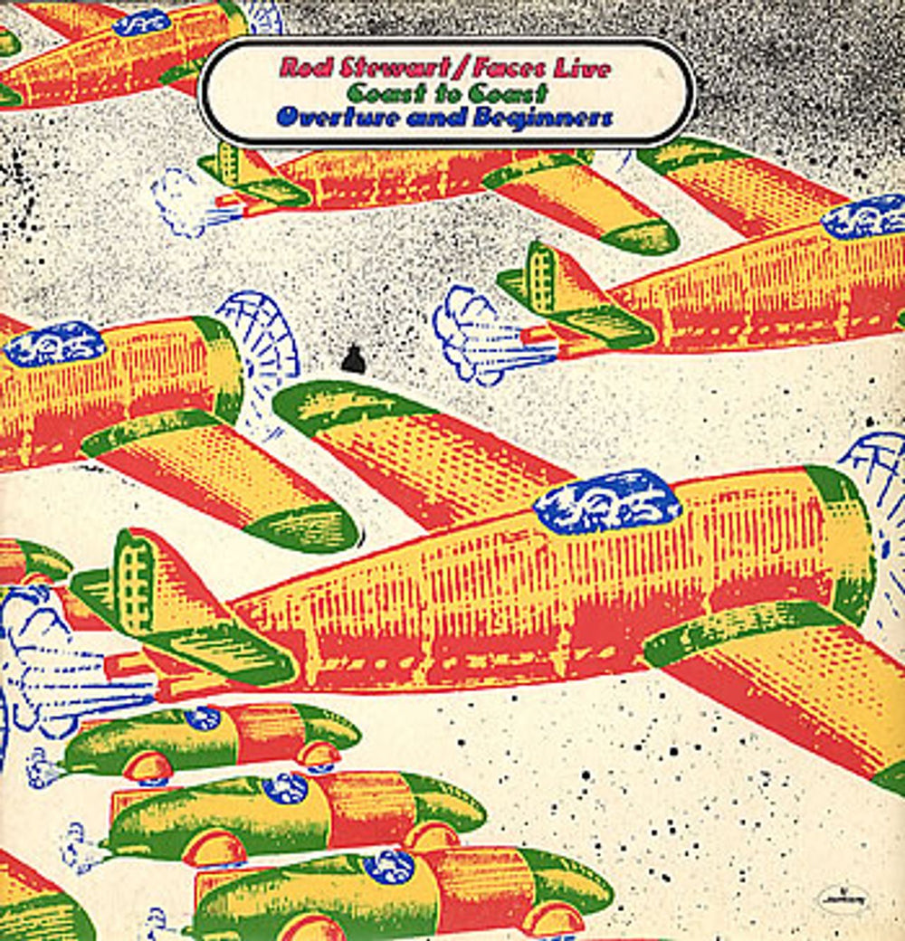 The Faces Live Coast To Coast - Overture And Beginners UK vinyl LP album (LP record) 9100001