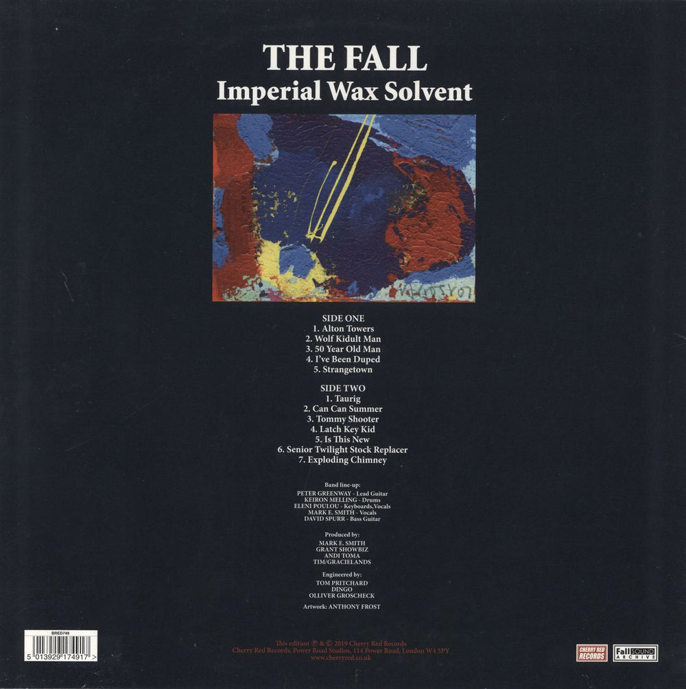 The Fall Imperial Wax Solvent - Yellow vinyl - EX UK vinyl LP album (LP record) 5013929174917