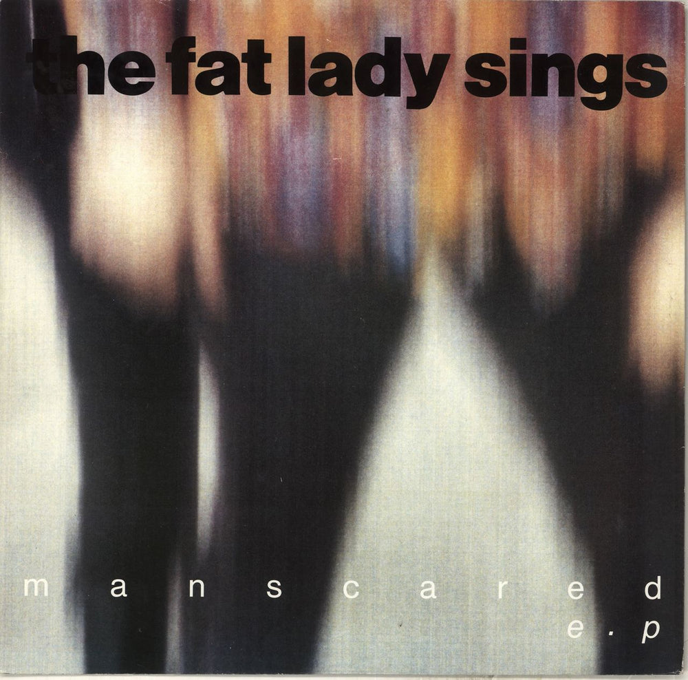 The Fat Lady Sings Man Scared EP UK 12" vinyl single (12 inch record / Maxi-single) YZ537T