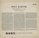 The Fine Arts Quartet Béla Bartók: String Quartets No. 1 & No. 2 UK vinyl LP album (LP record)