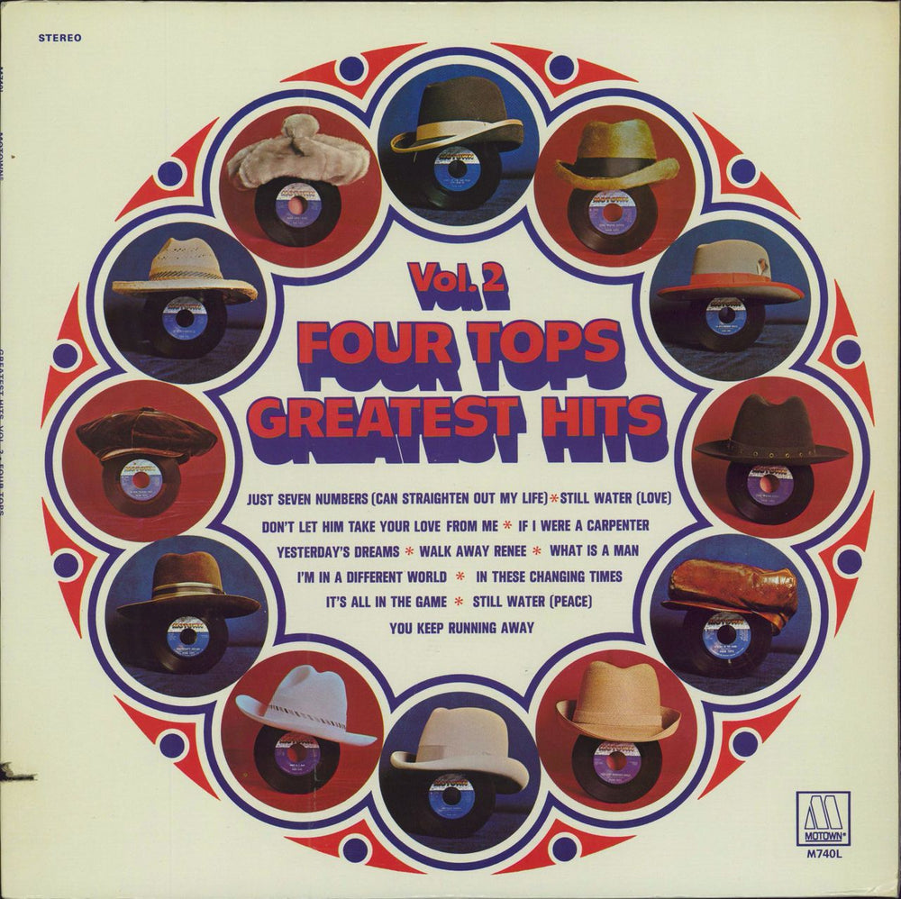 The Four Tops Greatest Hits Vol 2 US vinyl LP album (LP record) M740L