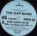 The Gap Band Burn Rubber On Me (Why You Wanna Hurt Me) UK 7" vinyl single (7 inch record / 45) MER52