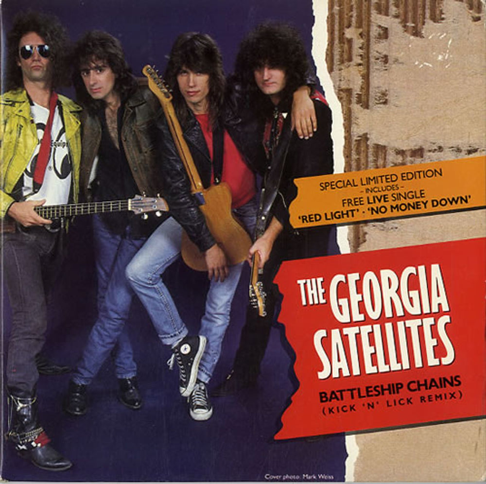 The Georgia Satellites Battleship Chains - Doublepack UK 7" vinyl single (7 inch record / 45) EKR58F