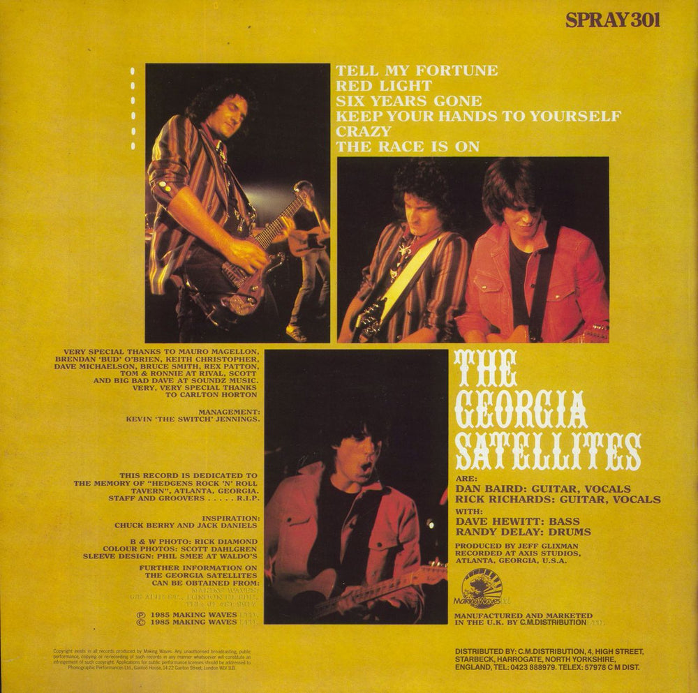 The Georgia Satellites Keep The Faith UK vinyl LP album (LP record)